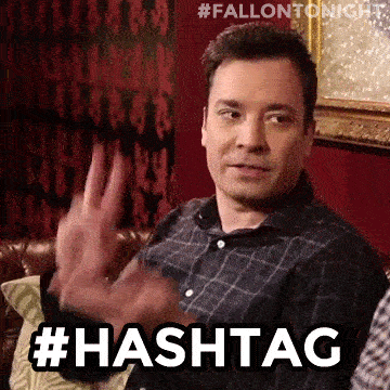 Jimmy Fallon hashtag gif